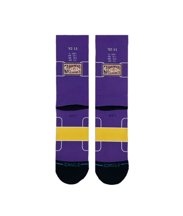 Stance Socks NBA Retro Big Head LA Lakers Shaquille O'Neal