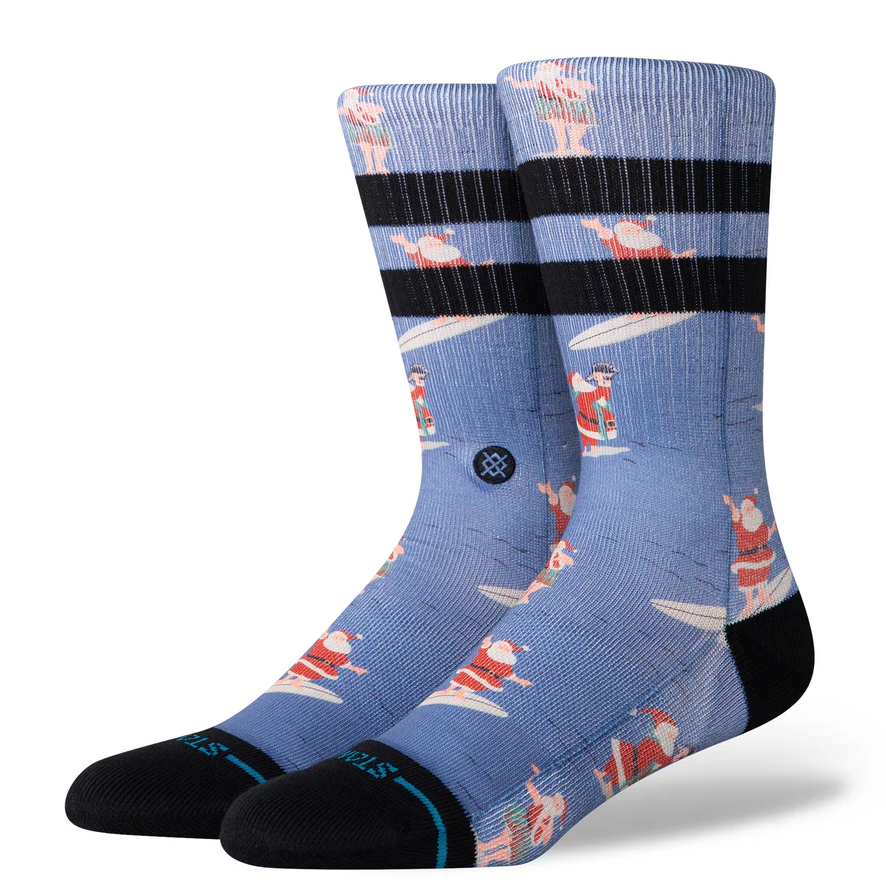 Stance Socks Surfing Santa Crew