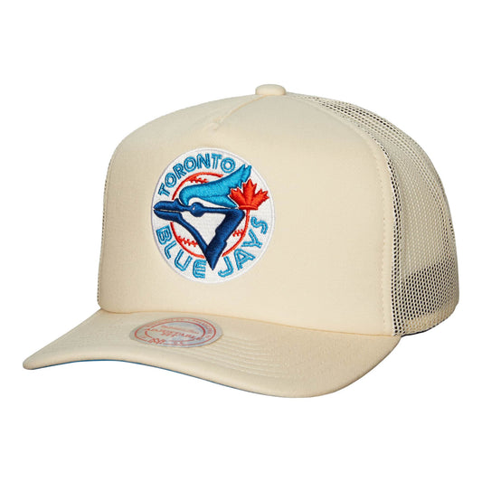 Mitchell and Ness Toronto Blue Jays Evergreen Trucker Cooperstown Snapback