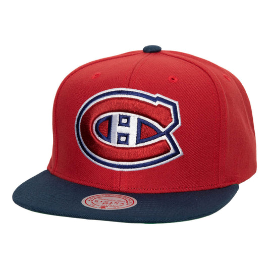 Mitchell and Ness Team 2 Tone 2.0 NHL Montreal Canadiens Snapback