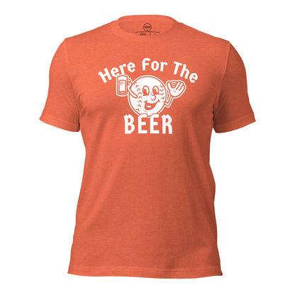 **ONLINE EXCLUSIVE** TMCo Here For The Beer Baseball Unisex T-shirt