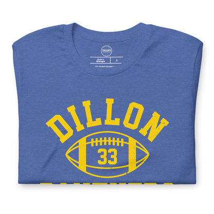 **ONLINE EXCLUSIVE** TMCo Dillon Panthers #33 Unisex T-shirt