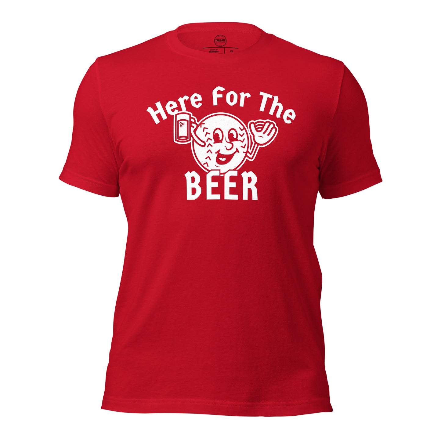 **ONLINE EXCLUSIVE** TMCo Here For The Beer Baseball Unisex T-shirt