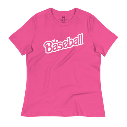 Baseball Barbie Women's Relaxed T-Shirt mlb sports