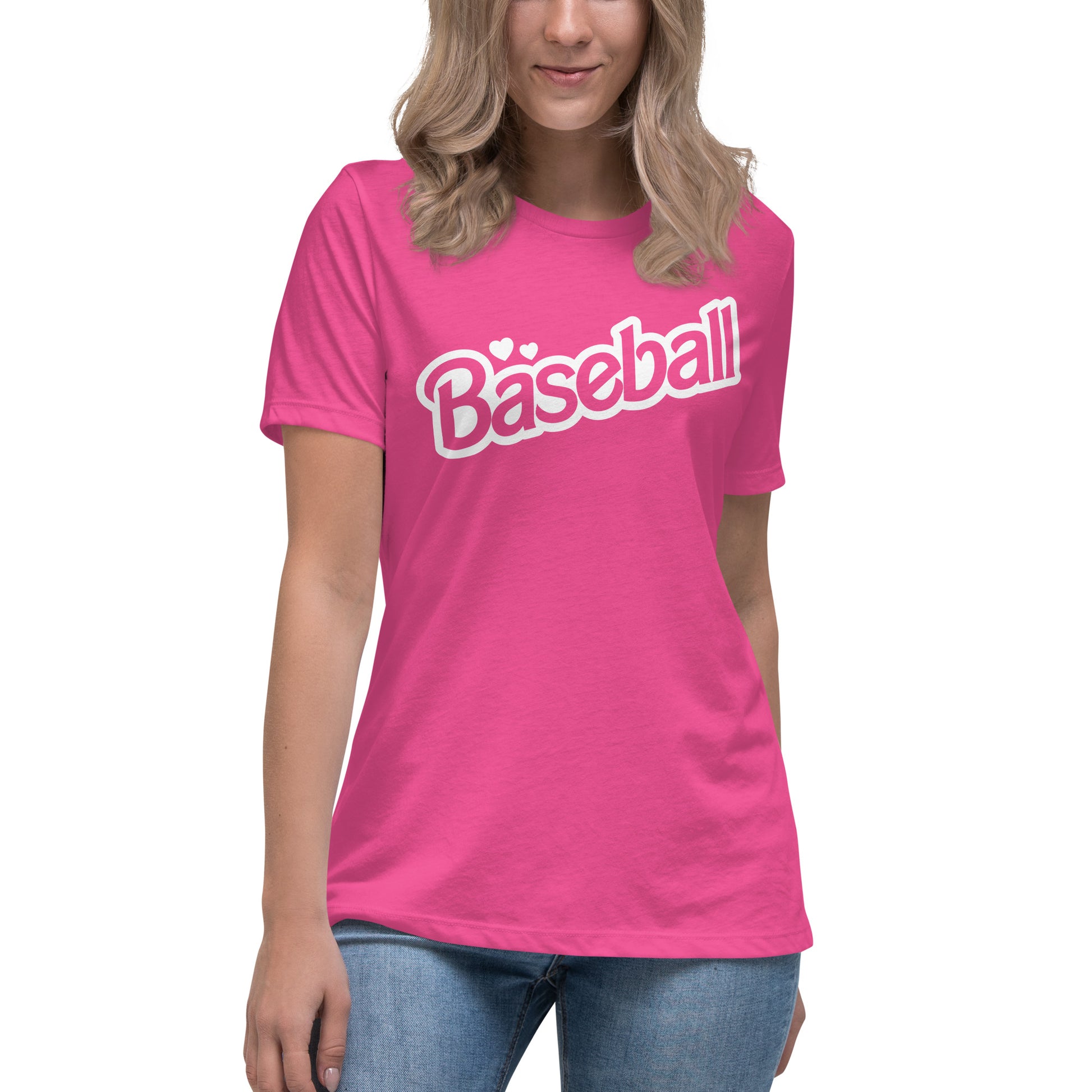Baseball Barbie Women's Relaxed T-Shirt mlb sports
