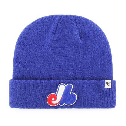 47 Raised Cuff Knit Hat MLB Montreal Expos 1969