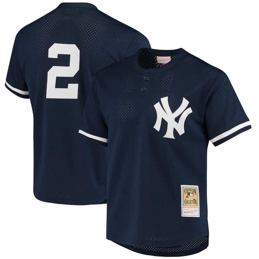Mitchell and Ness Cooperstown Collection New York Yankees 1995 Derek Jeter Batting Practice Jersey mlb baseball