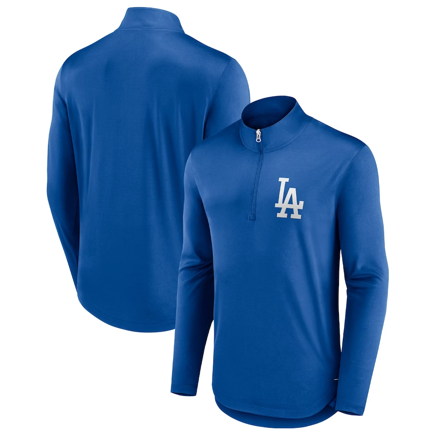 Fanatics Tough Minded Los Angeles Dodgers Quarter-Zip Jacket