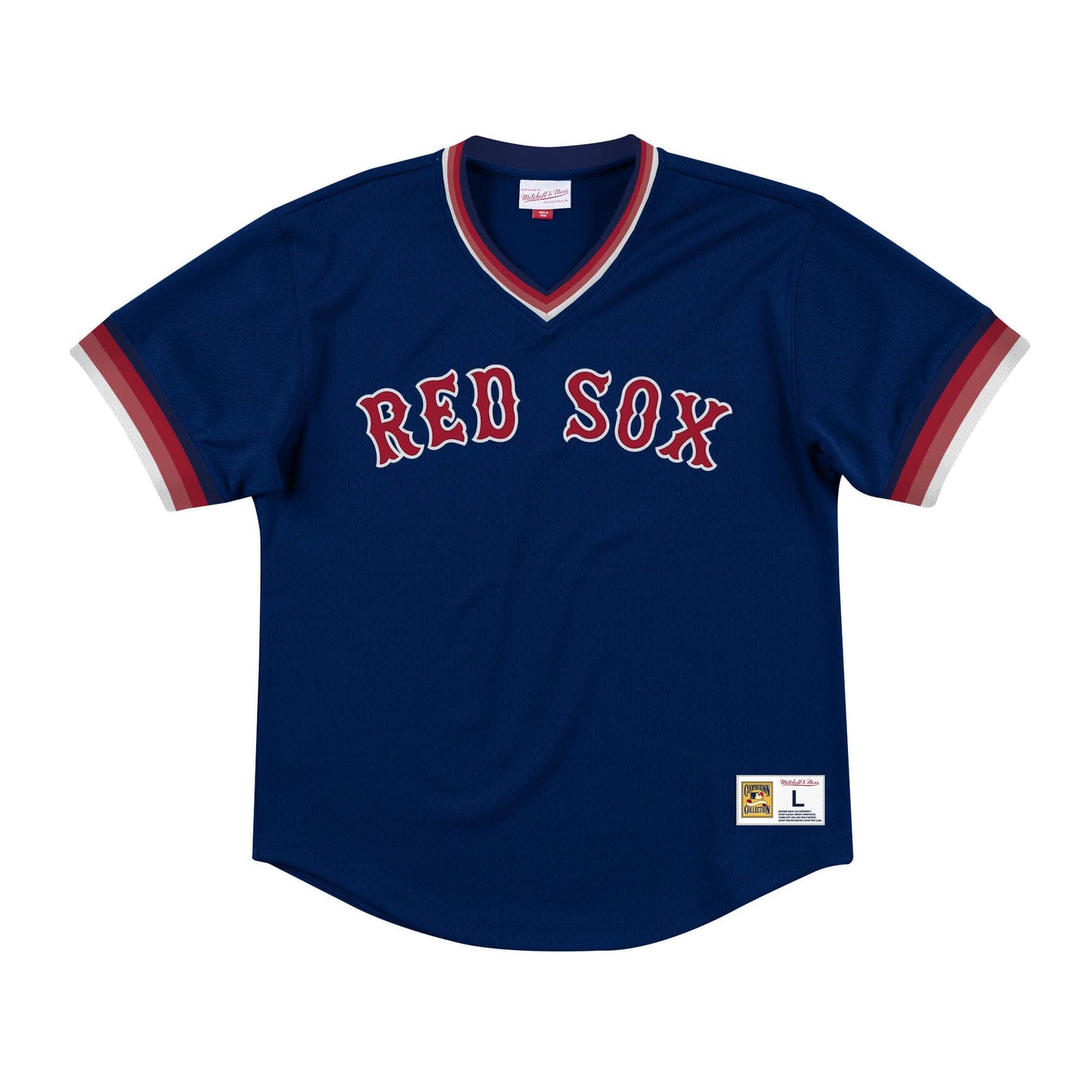 Mitchell and Ness Mesh V-Neck Boston Red Sox jersey shirt mlb baseball