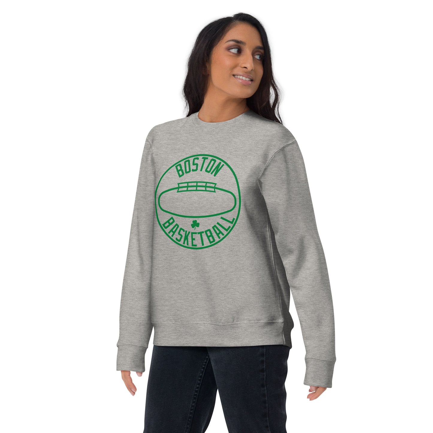 **ONLINE EXCLUSIVE** TMCo Boston Basketball Shamrock HWC Unisex Premium Sweatshirt