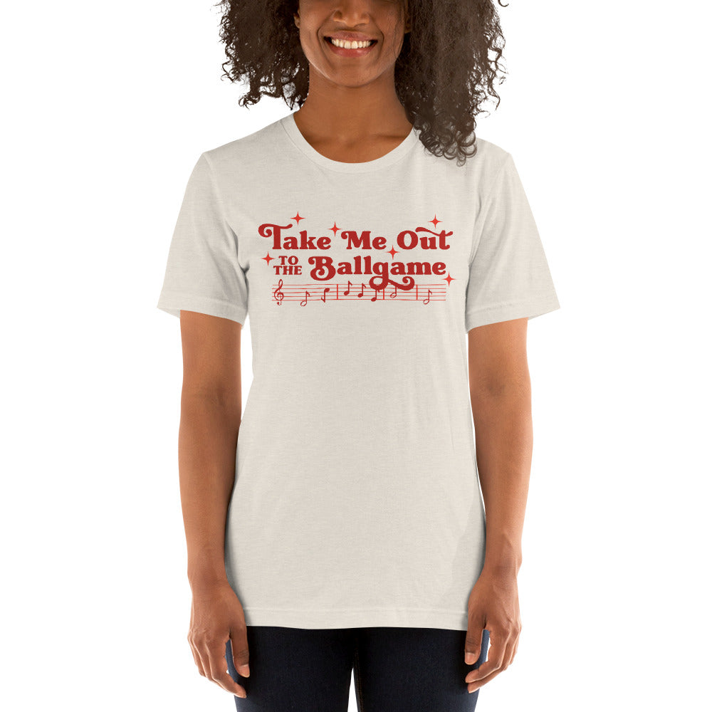 **ONLINE EXCLUSIVE** TMCo Take Me Out To The Ballgame Red Unisex T-shirt