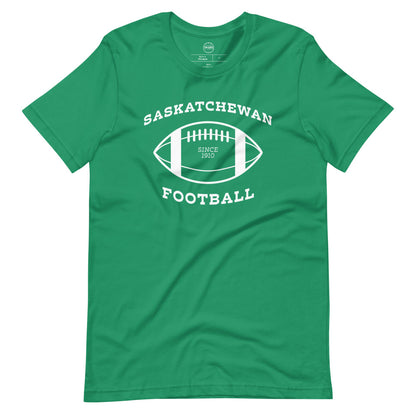 **ONLINE EXCLUSIVE** TMCo Saskatchewan Football Est. 1910 Green Unisex T-Shirt