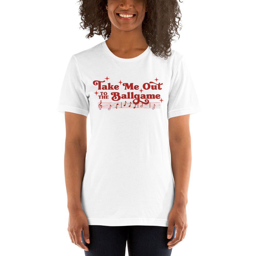 **ONLINE EXCLUSIVE** TMCo Take Me Out To The Ballgame Red Unisex T-shirt