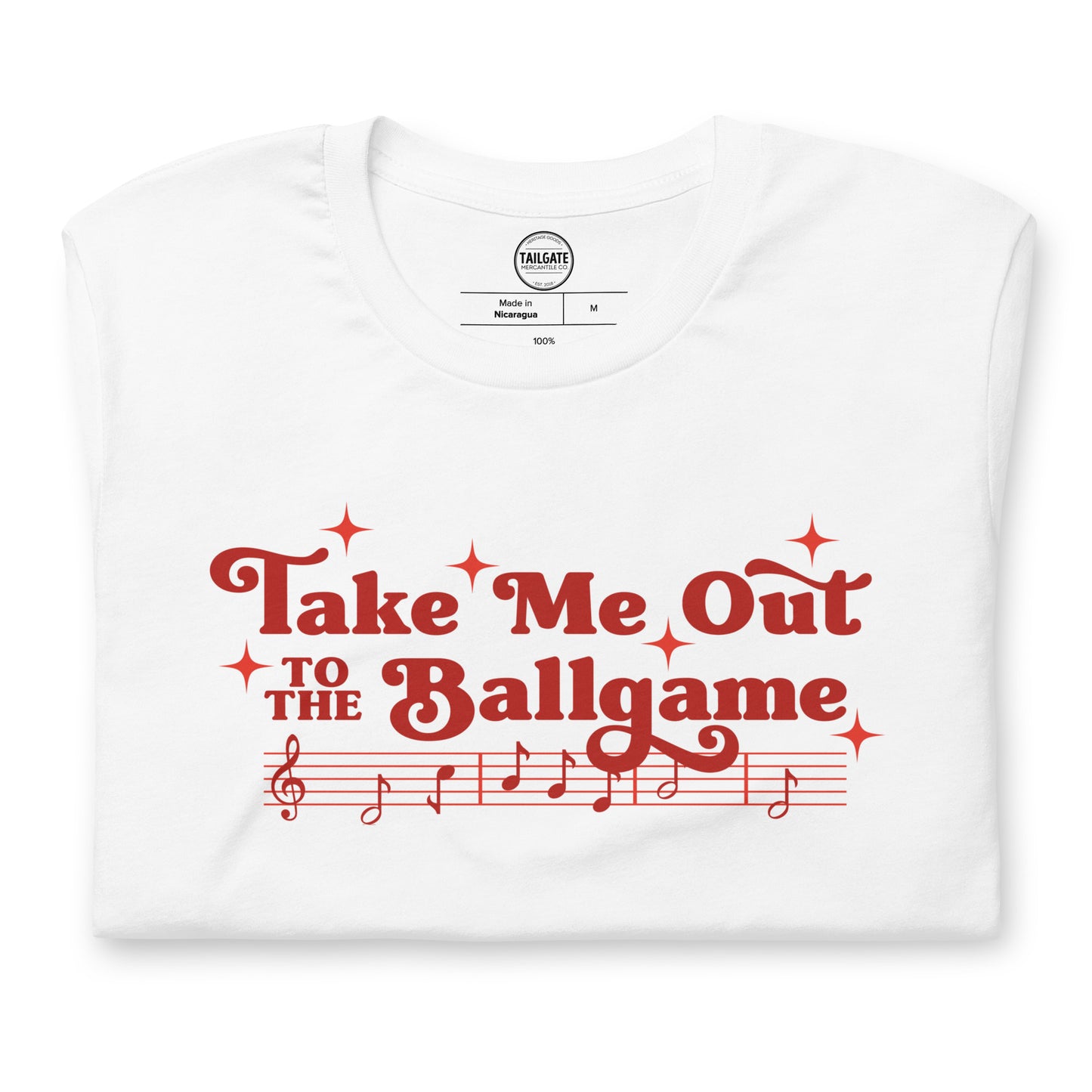 **ONLINE EXCLUSIVE** TMCo Take Me Out To The Ballgame Red Unisex T-shirt