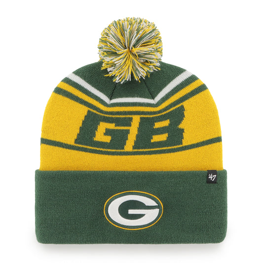 47 NFL Stylus Cuff Knit Hat Green Bay Packers